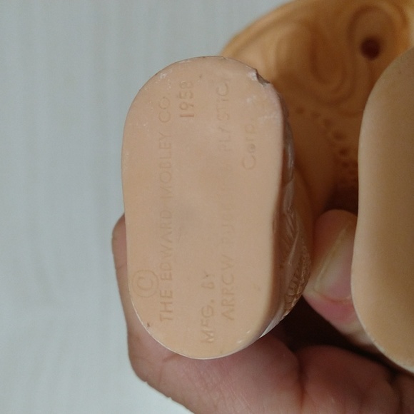 Vintage 1958 Edward Mobley Girl Rubber Doll Squeak Toy Arrow Plastic 8" - Picture 8 of 8